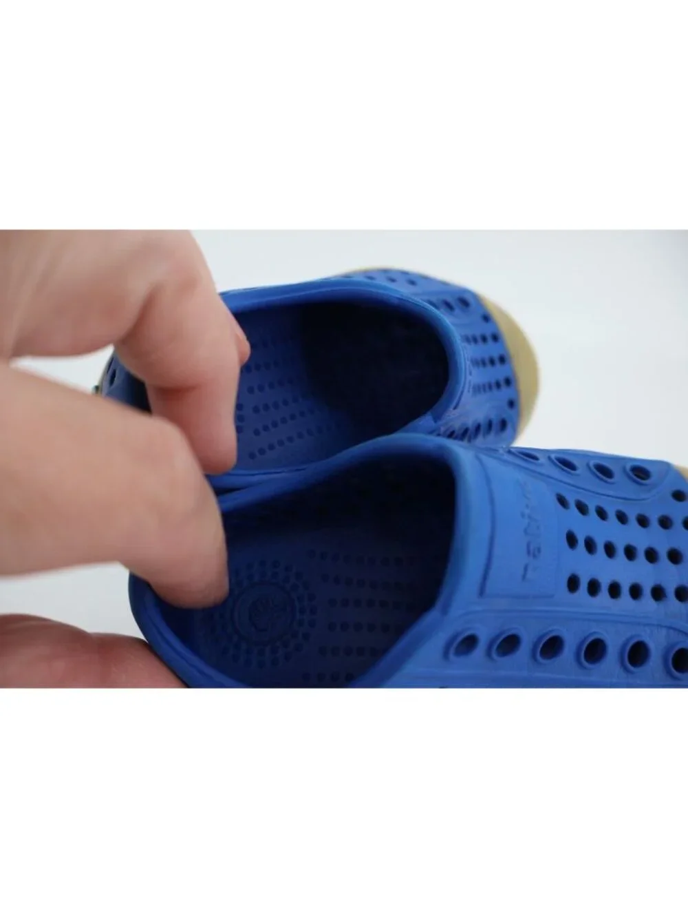 Native Shoes Jefferson Slip On Sneakers Toddler Size 5 Blue Rubber Kids EVA